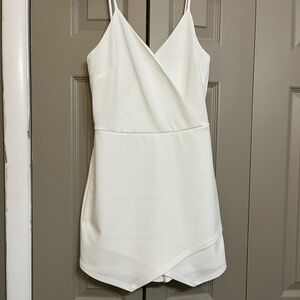 Blue Blush boutique white romper